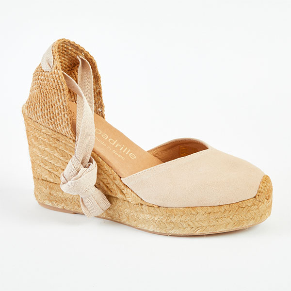 0000 Nude Chunky Espadrille Wedges High Wedge espadrille.co .uk